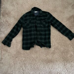 Converse Green Plaid Men's Shirt